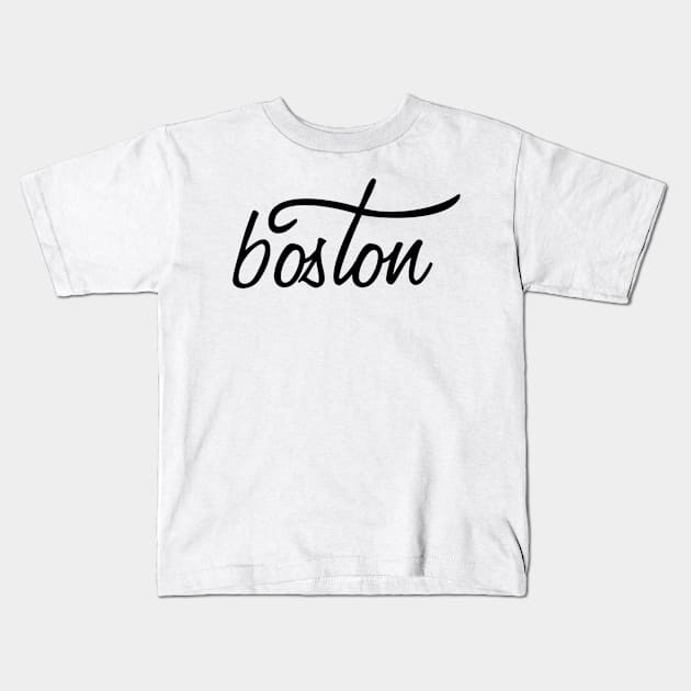 Boston Kids T-Shirt by lolosenese